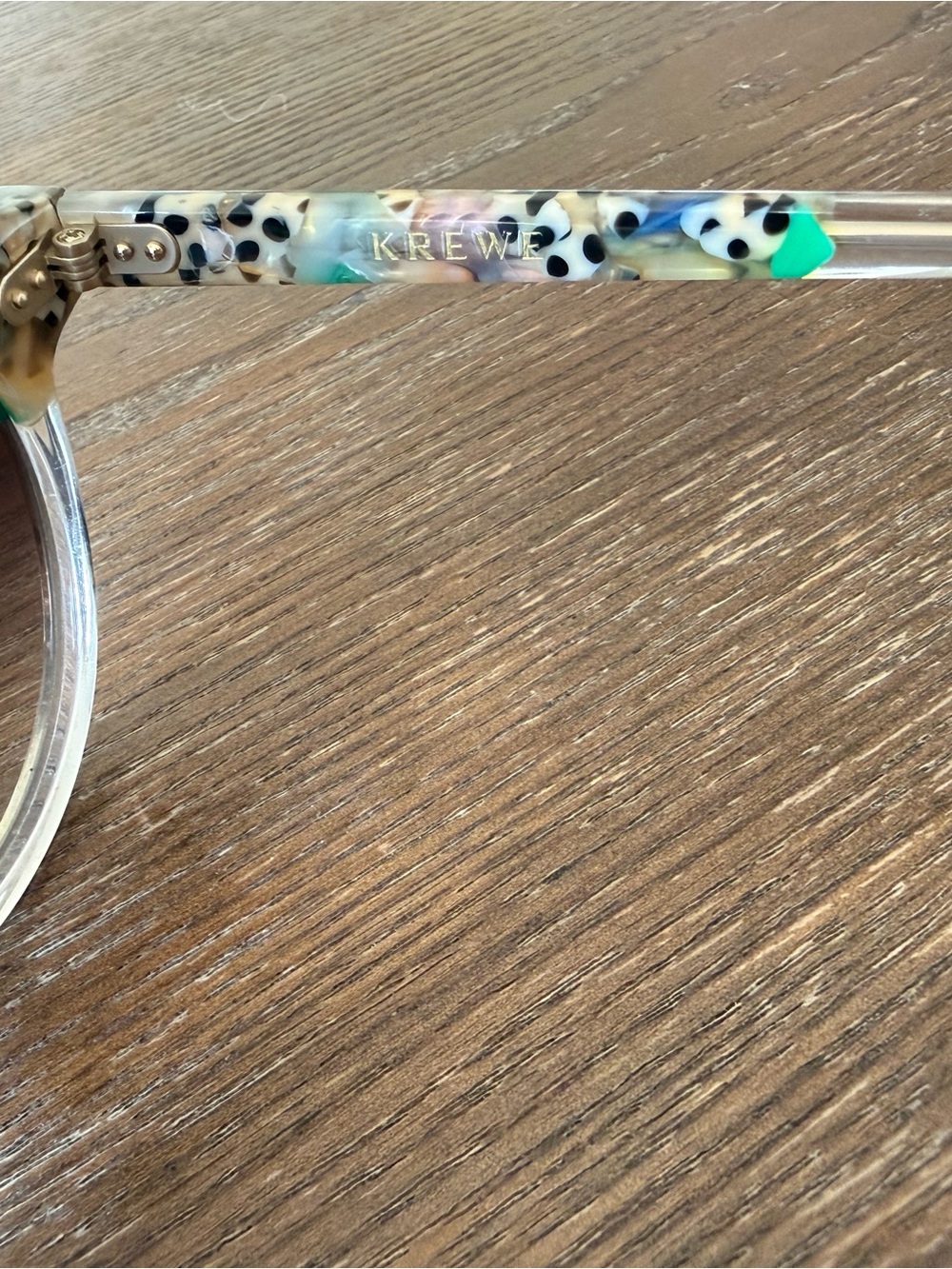 KREWE STL II sunglasses in Leopard/Crystal Acetate - Picture 3 of 6